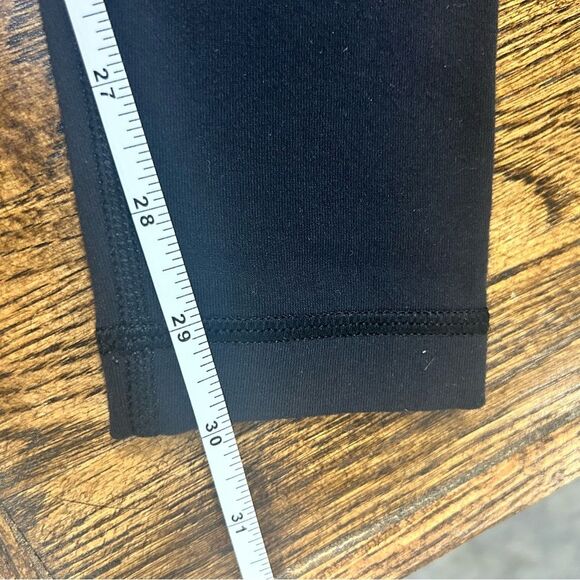 Lululemon Black Leggings Size 4 30” Inseam *Small flaws* Shiny Waistband - Picture 14 of 16